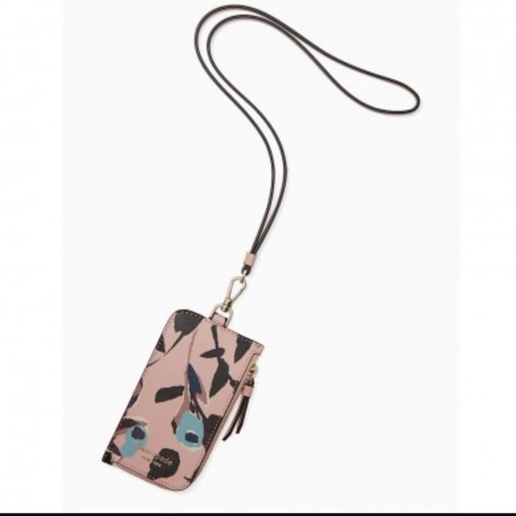 Cameron Paper Rose Card Case Lanyard - Picture 7 of 8